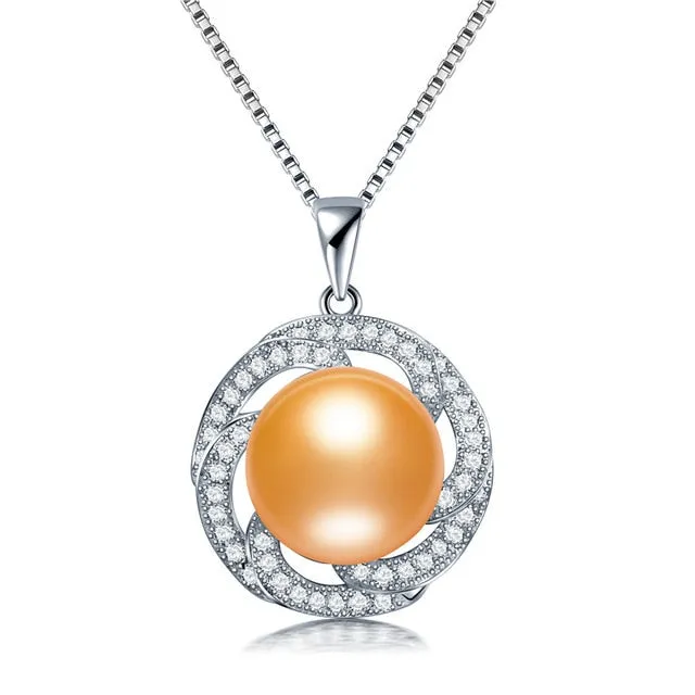 100% Genuine Natural Freshwater Pearl Necklace For Women