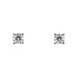 1.00ctw Round Diamond Stud Earrings - 4 Prong
