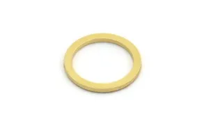 15mm Circle Connectors - 24 Raw Brass Circle Connectors (15x1.5x1mm) A6092
