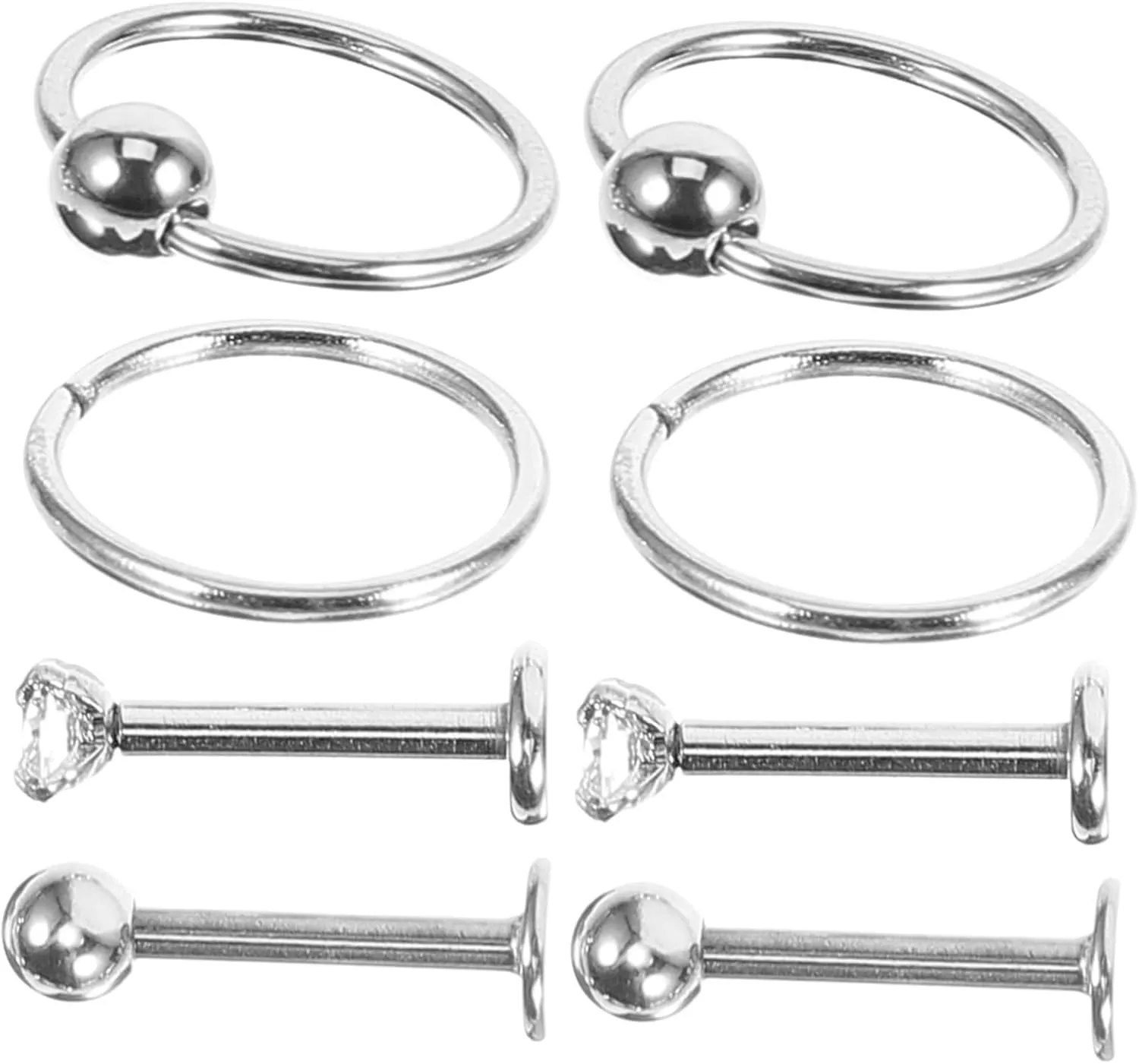1set Nose for Women Decorative Hoops Safe Comfortable Body Jewelry Friends Loved for Special Occasions