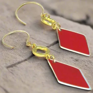 360 Challenge Red Diamond Earrings