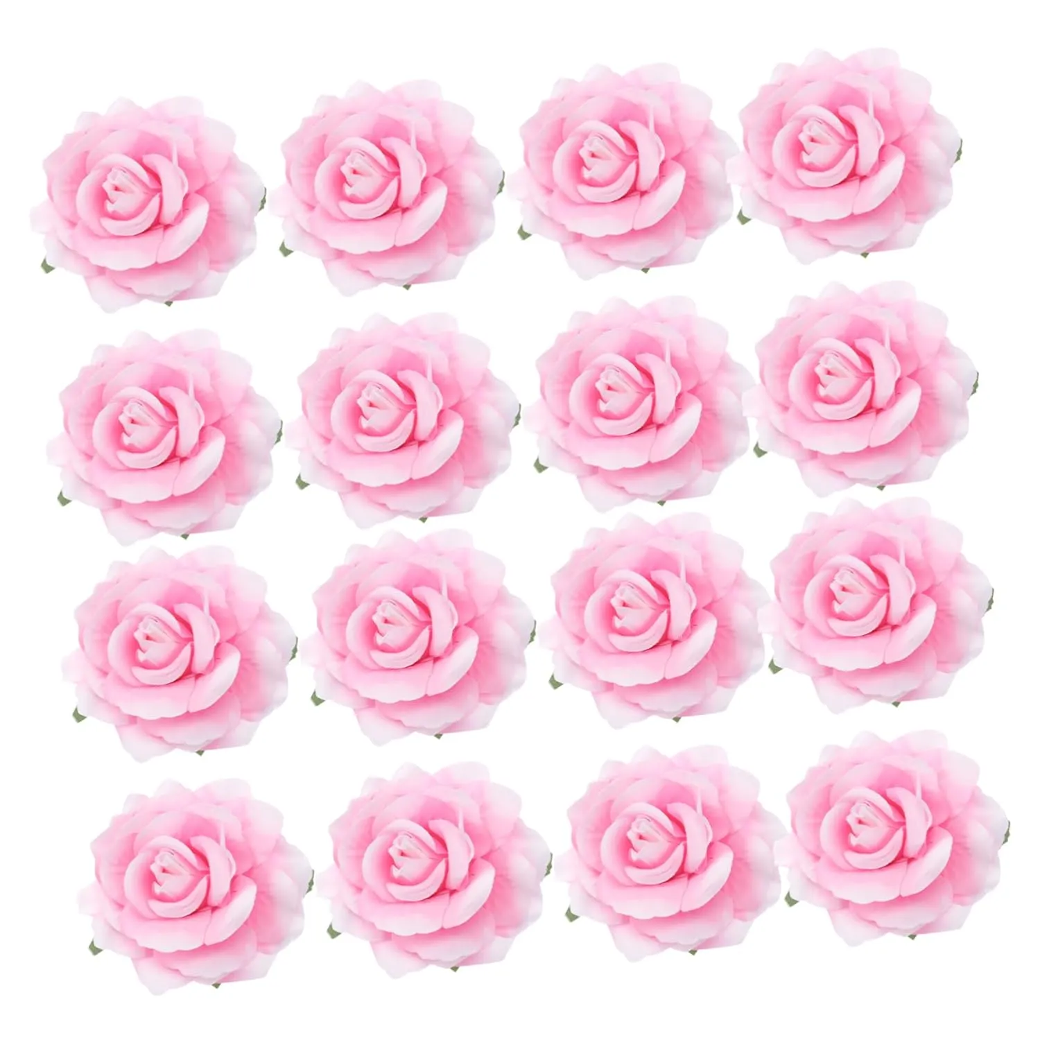 5Pcs Pink Rose Corsage Flower Hair Clip Lifelike Bridal Brooch for Weddings Parties and Special Occasions for Brides Bridesmaids and Flower