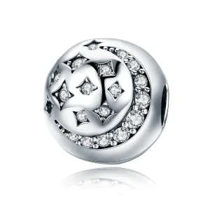 925 Sterling Silver Exquisite Star Diamond Beads For Diy Bracelets & Necklaces
