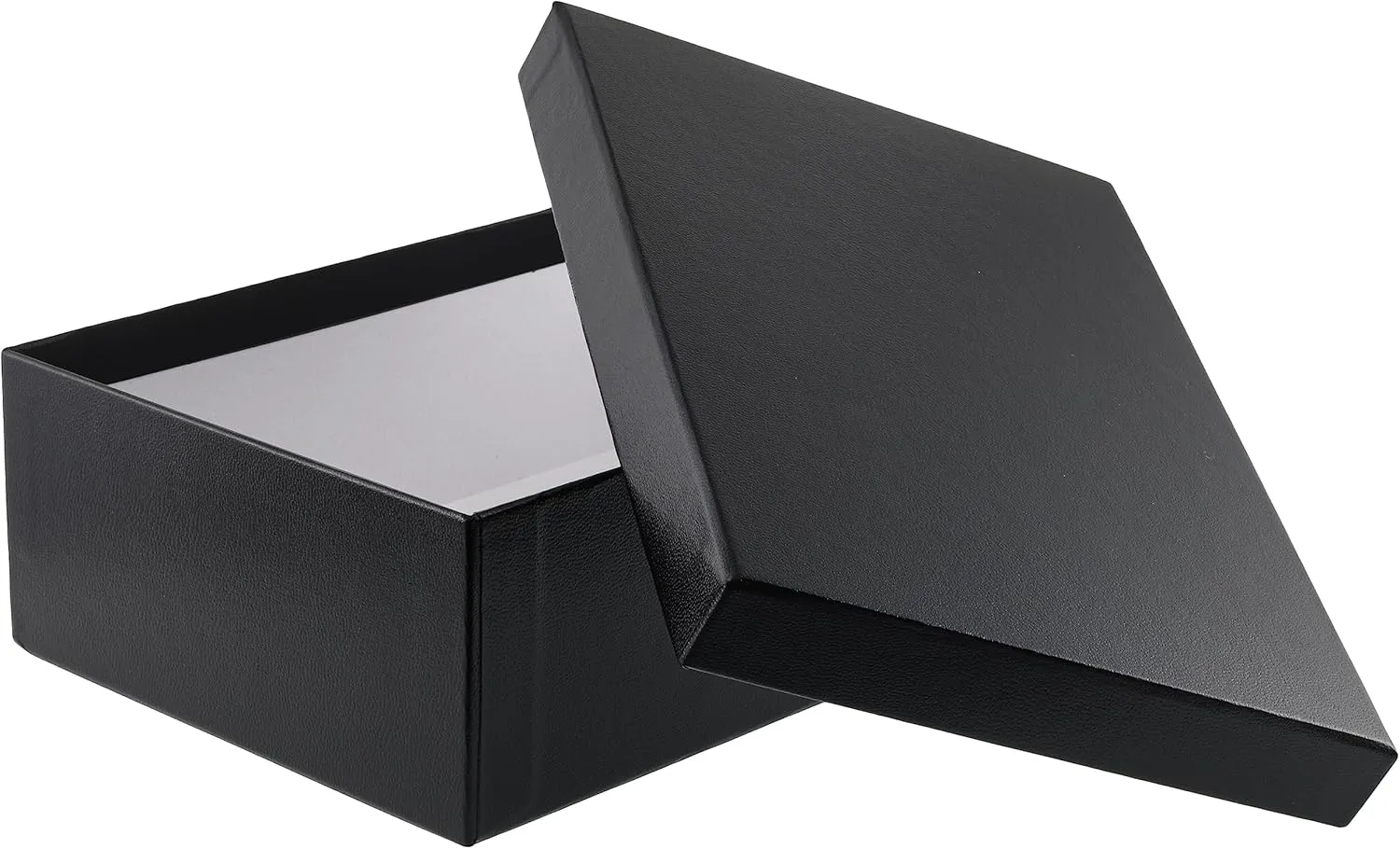 ALLURE - Rich Leatherette Bracelet Box, Premium Black Luxury Diamond Bracelet Case, Soft Velvet Interior. With Matching Black Interior Leather Ideal for Proposals, Engagement, Wedding Anniversary