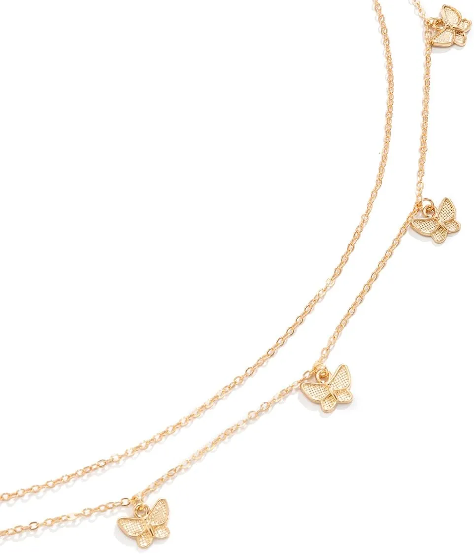 AoedeJ Silver Gold Layered Waist Chain Belly Jewelry Summer Beach Body Chains for Women