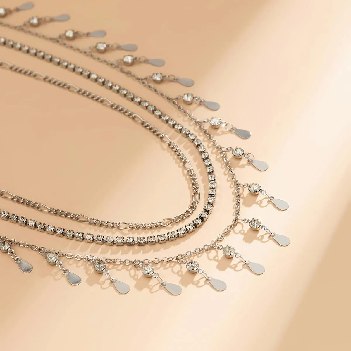 AoedeJ Silver Gold Layered Waist Chain Belly Jewelry Summer Beach Body Chains for Women