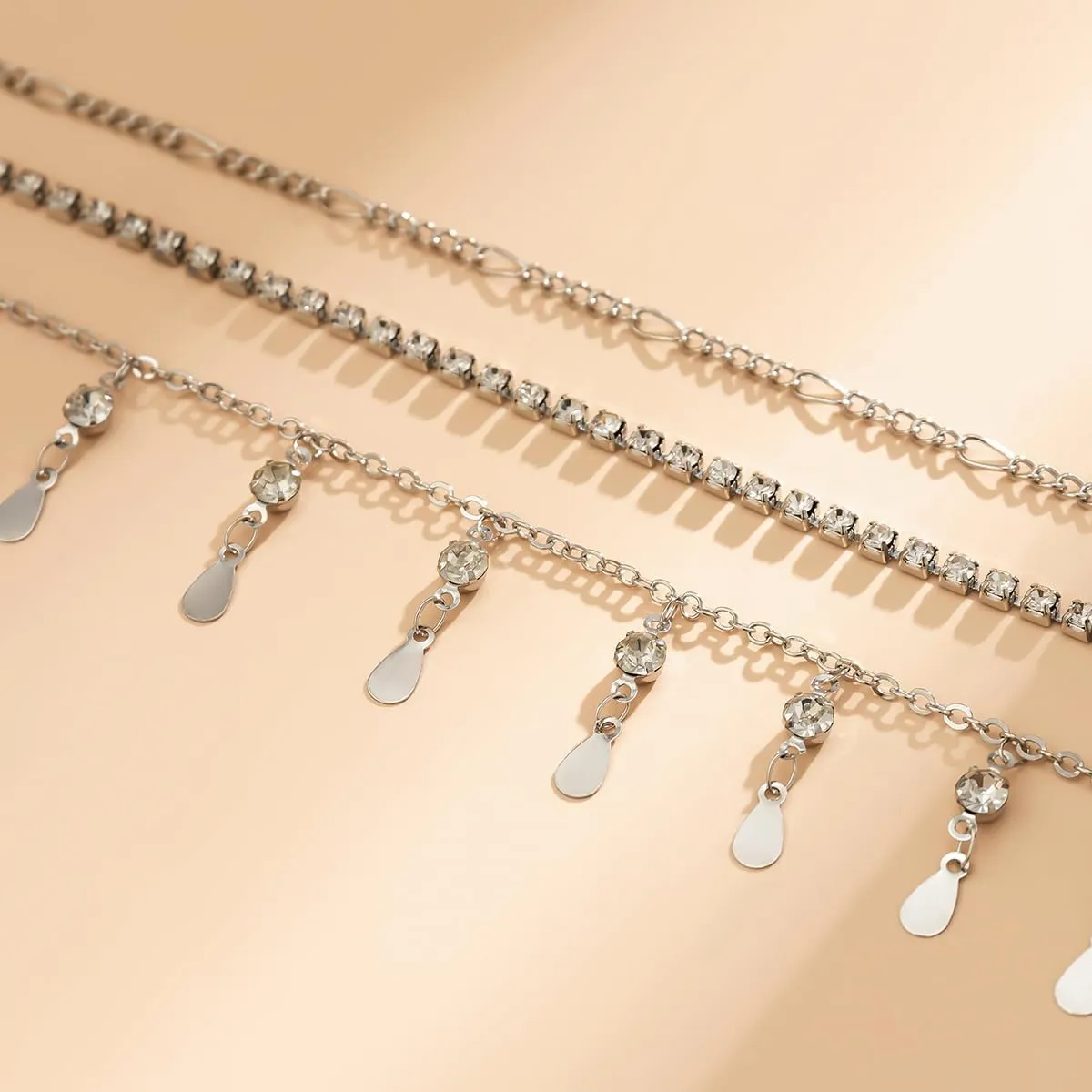 AoedeJ Silver Gold Layered Waist Chain Belly Jewelry Summer Beach Body Chains for Women