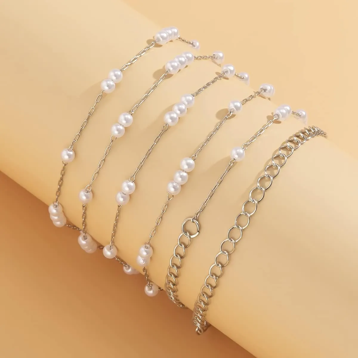 AoedeJ Silver Waist Chain Silver Waist Beads Chain Silver Belly Chains for The Waist Chains for Women Belly Chain Jewelry for Women