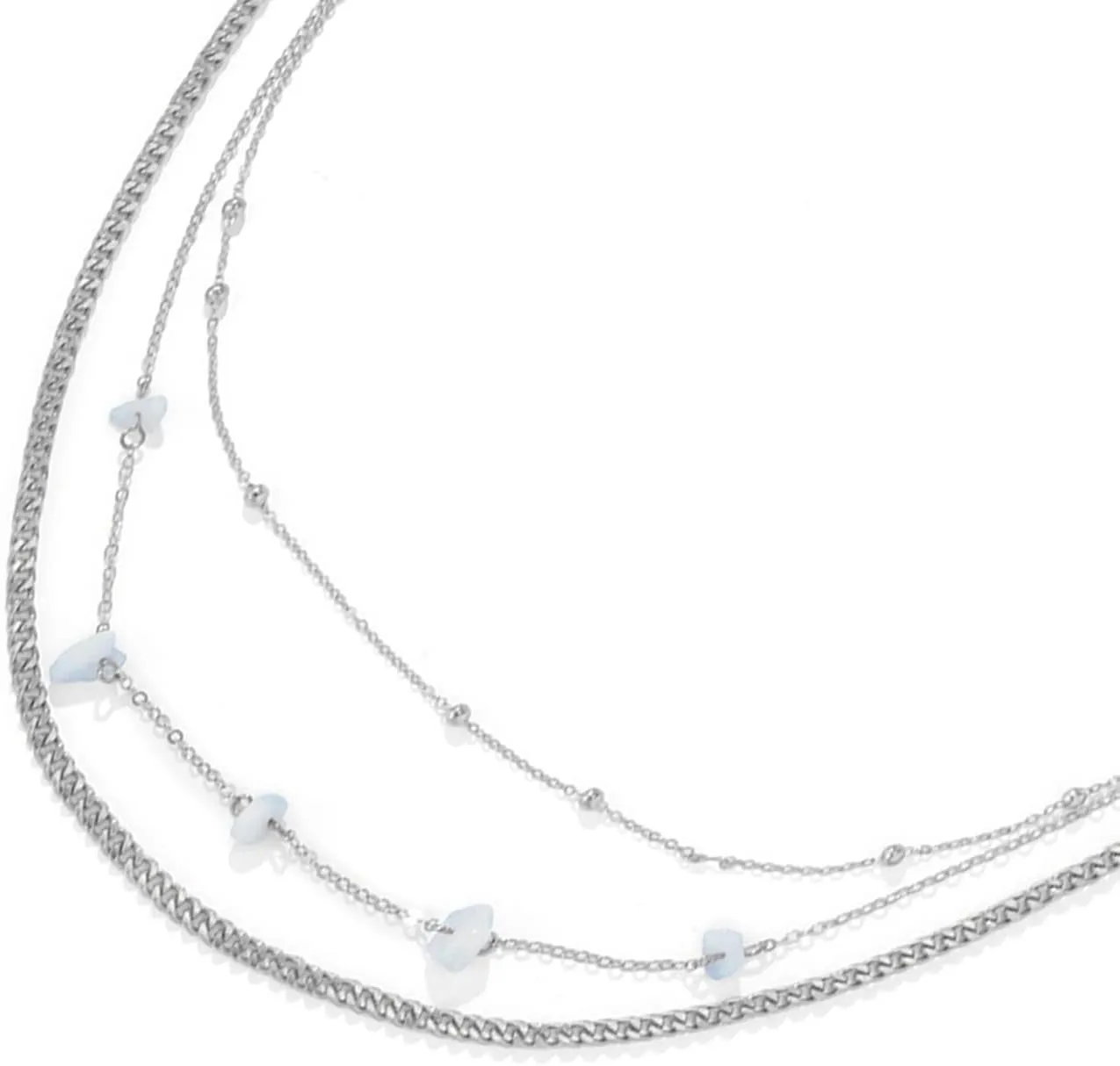 AoedeJ Silver Waist Chain Silver Waist Beads Chain Silver Belly Chains for The Waist Chains for Women Belly Chain Jewelry for Women