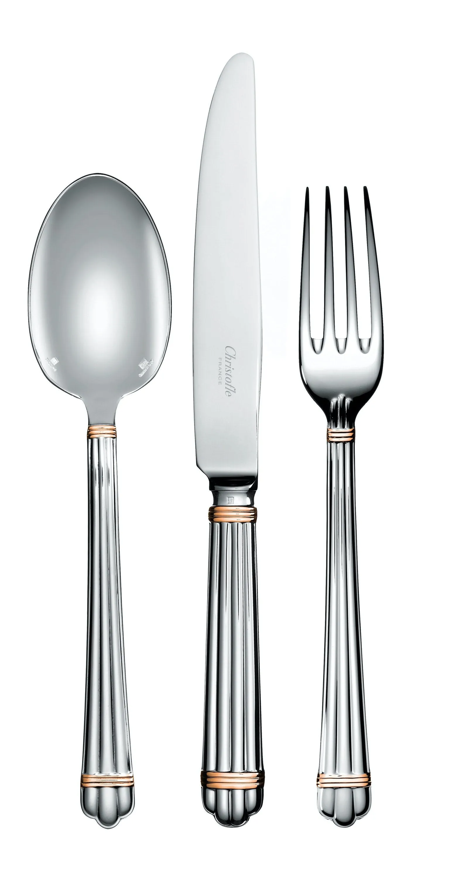 Aria Silver plated- Gold Accent Serving spoon