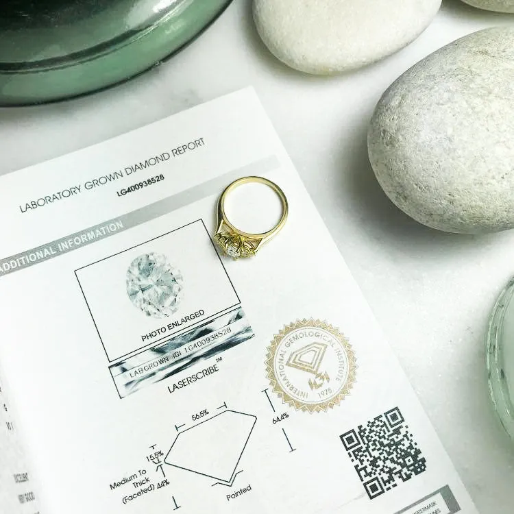 Bespoke Lab Grown Diamond Engagement Ring