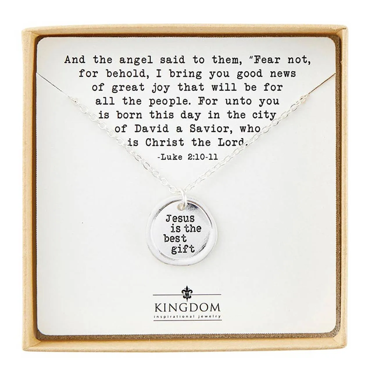 Best Gift Stamp Pendant Necklace