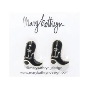 Black Cowboy Boot Studs