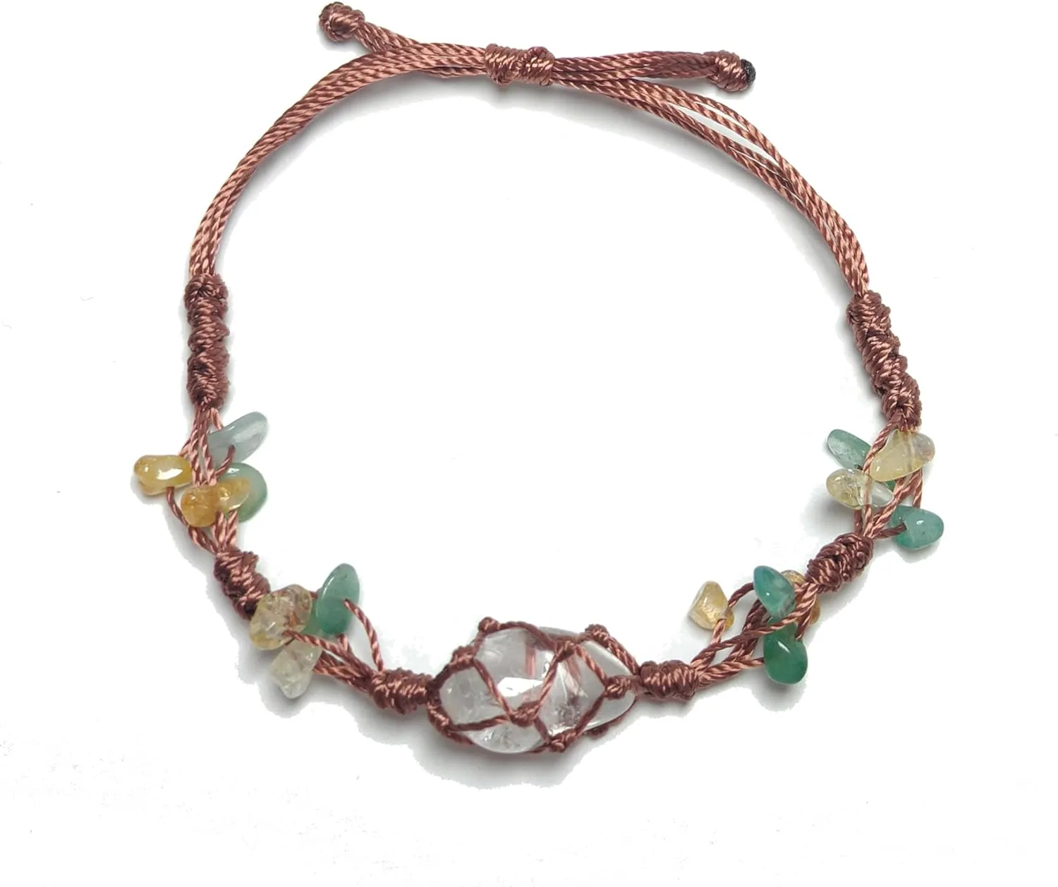 Bracelets for Women Men Handmade Bracelet Amethyst Crystal Fluorite Beaded Bracelet Friendship String Rope Braided Bracelet Adjustable Surfer Beach Bracelet Boho Bracelets Summer Bracelets Gifts