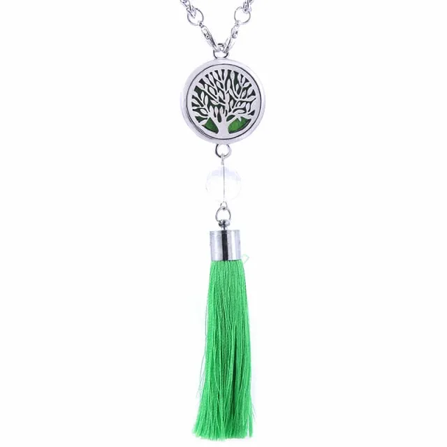 Car Perfume Decorative Air Freshener Car Perfume Diffuser Tree Of Life Tassel Pendant Hanging Ornaments Car Hanging Accessories