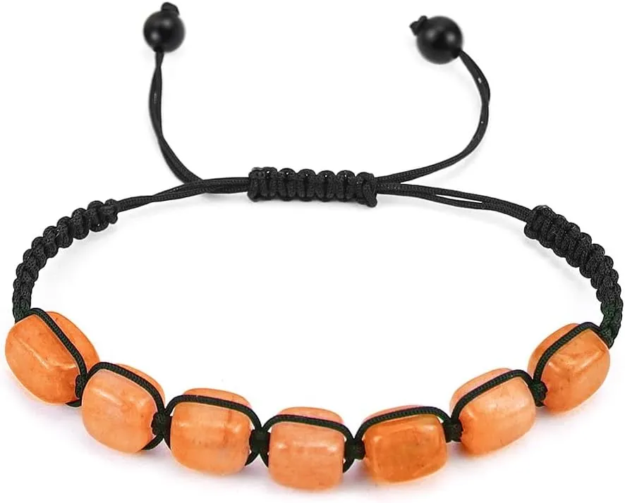 Chakra Bracelets Healing Energy Crystal Bracelets Handmade Natural Gematone Bracelets Jewelry Gift for Women Men (Stretch/Braided)