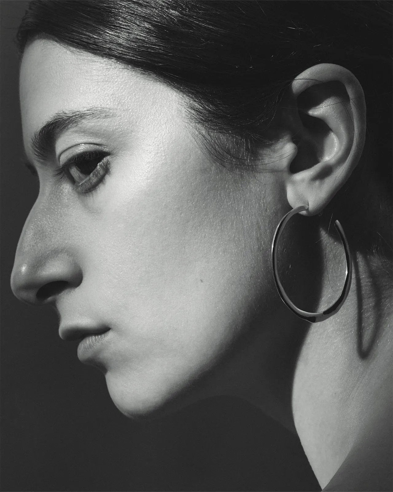 Circe Hoops Large Gold Vermeil