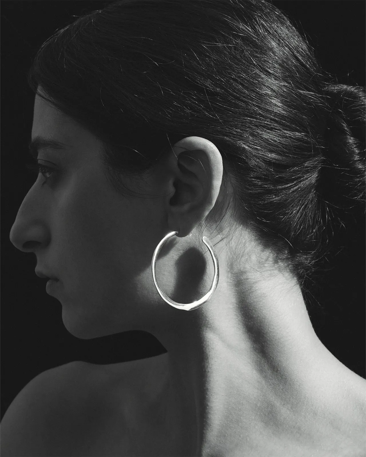 Circe Hoops Large Silver