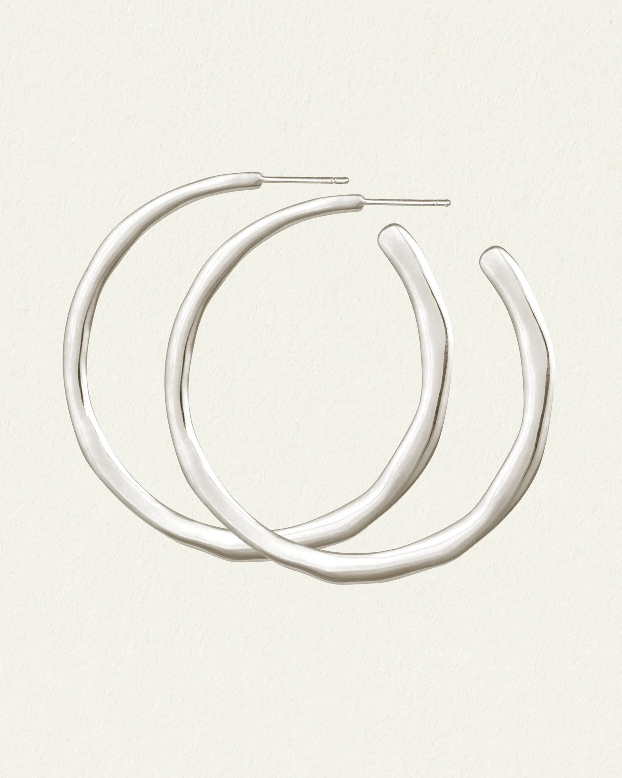 Circe Hoops Large Silver