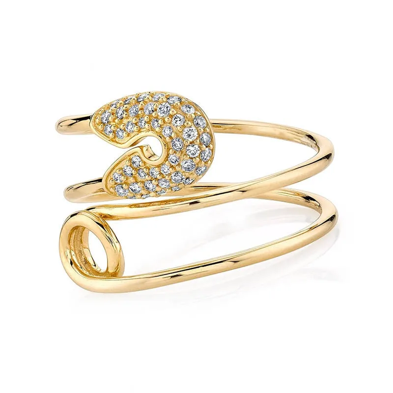 Classic Zircon Pin Twist Rings For Women Stainless Steel Pin Twisted Finger Ring Wedding Aesthetic Jewelry Gift bague femme