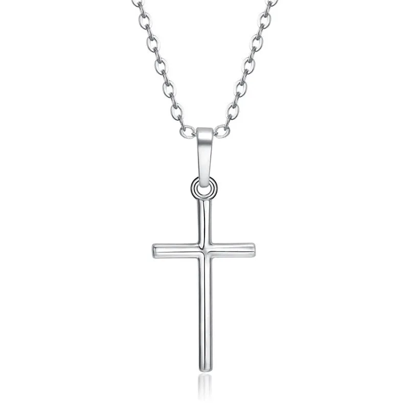 Cross Pendants Crystal Jesus Necklaces Jewellery For Men Women
