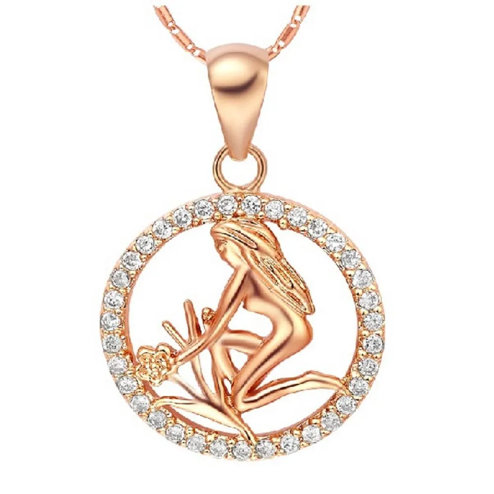 Crystal Constellations Pendants Gold Color for Women