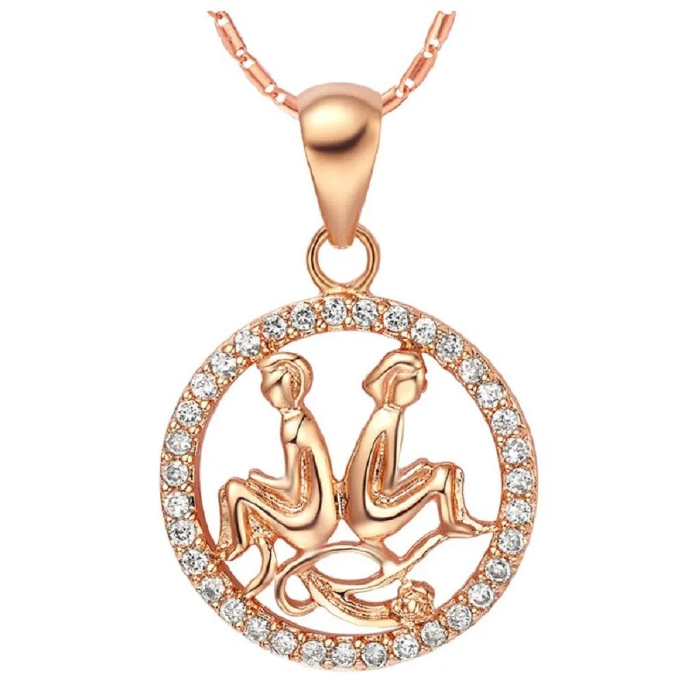 Crystal Constellations Pendants Gold Color for Women