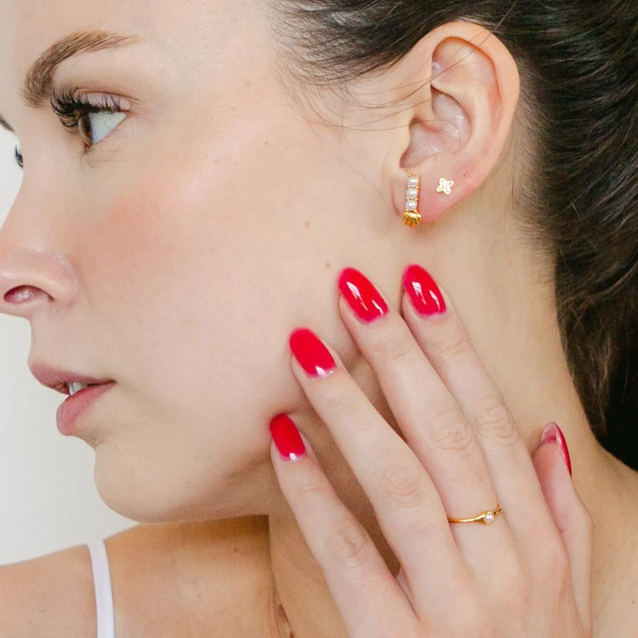 Crystal Petal Studs
