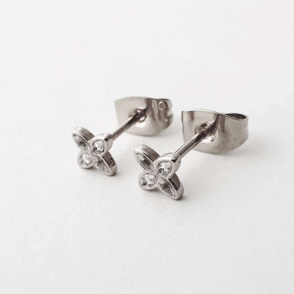 Crystal Petal Studs