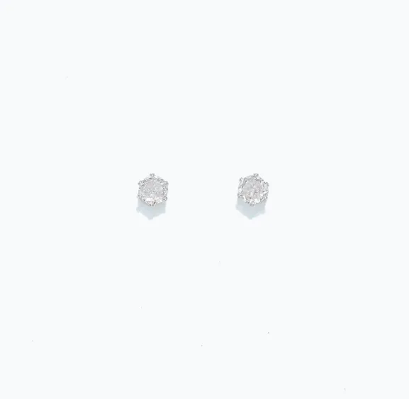 Crystal Studs in Gold or Silver by Periwinkle
