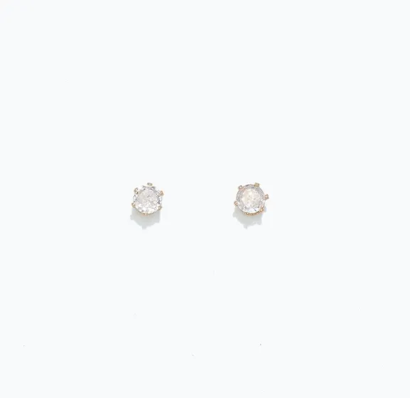 Crystal Studs in Gold or Silver by Periwinkle