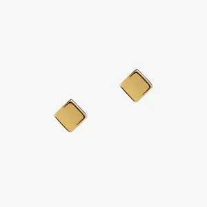 Cube Studs Gold