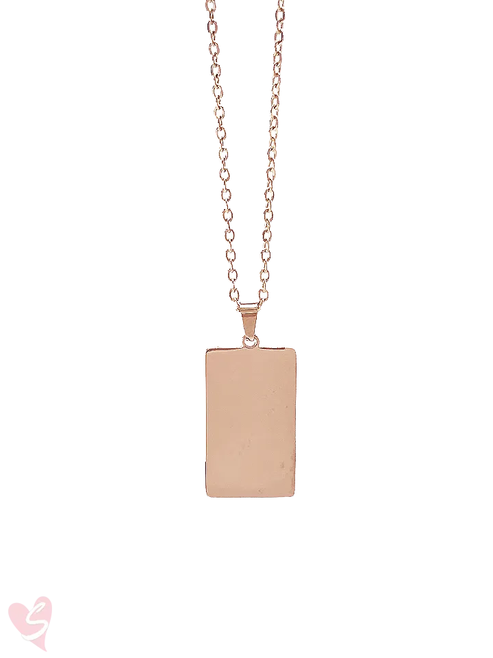 Custom Soulmate© Tag Outline Necklace