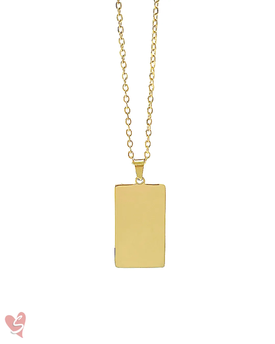 Custom Soulmate© Tag Outline Necklace
