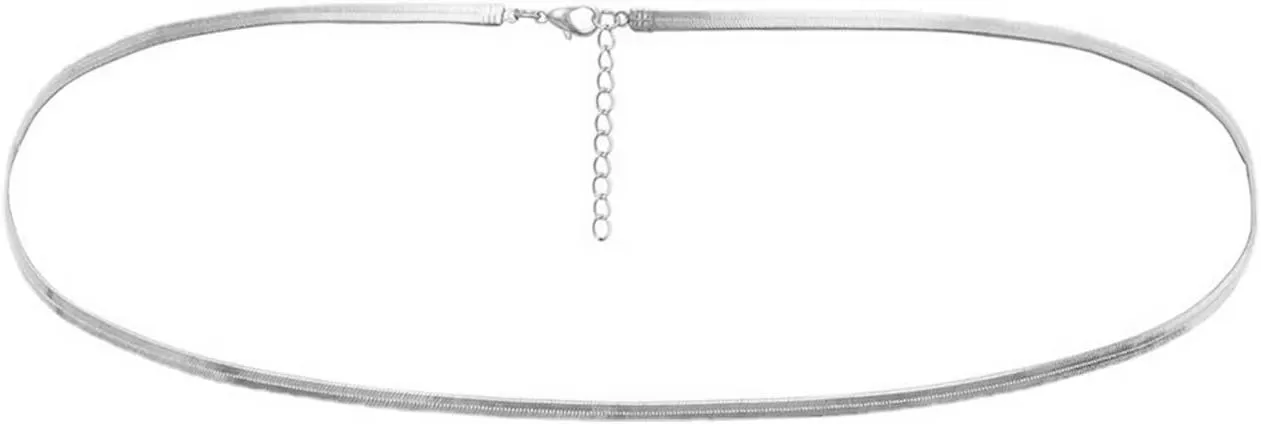 Daesar Layered Body Chain, Gold Plated Waist Belt Chains for Women Single Layer Snake Chain Beach Body Chains