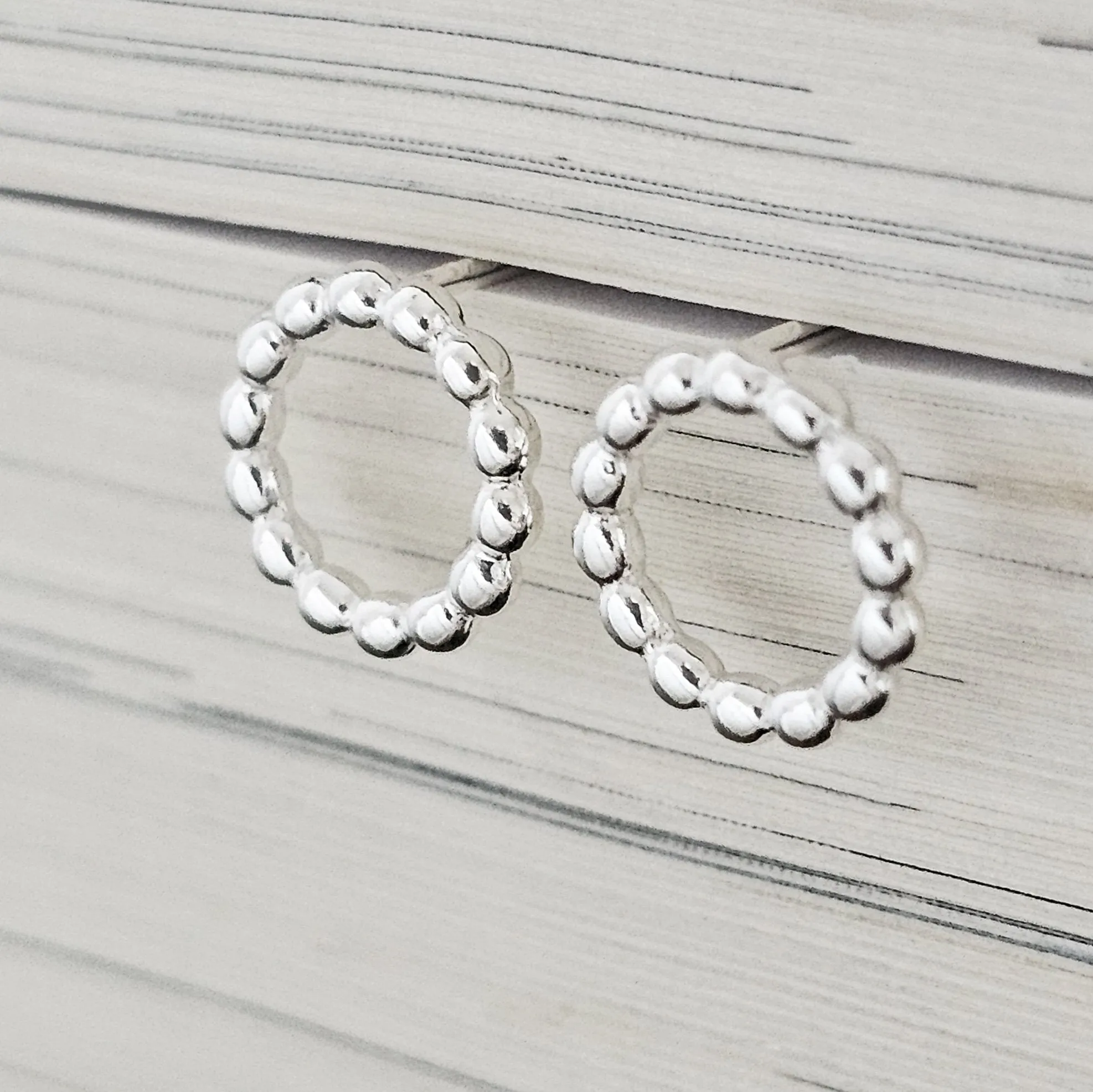 Dainty Dot Circle Studs