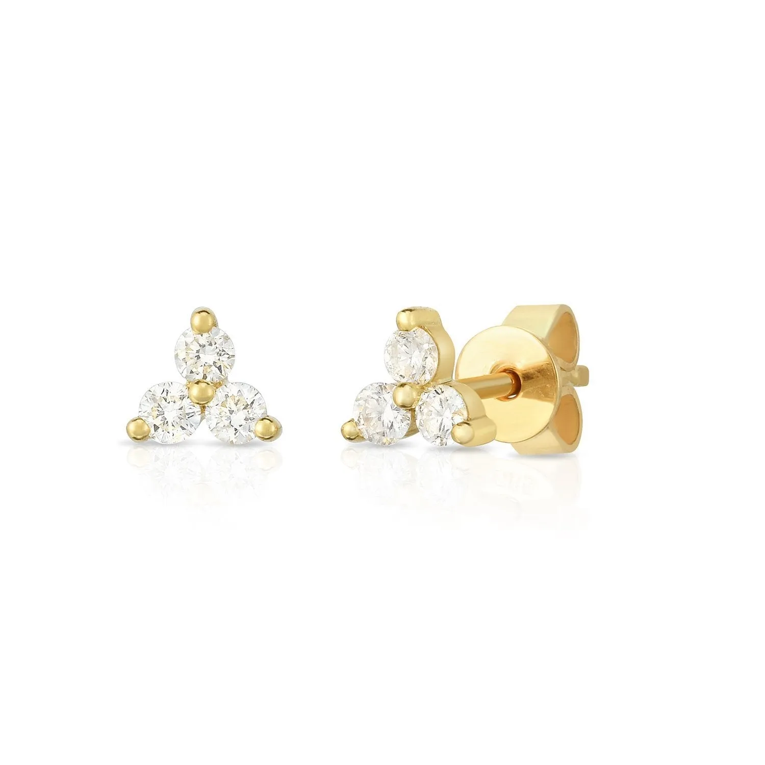 Diamond Trio Studs