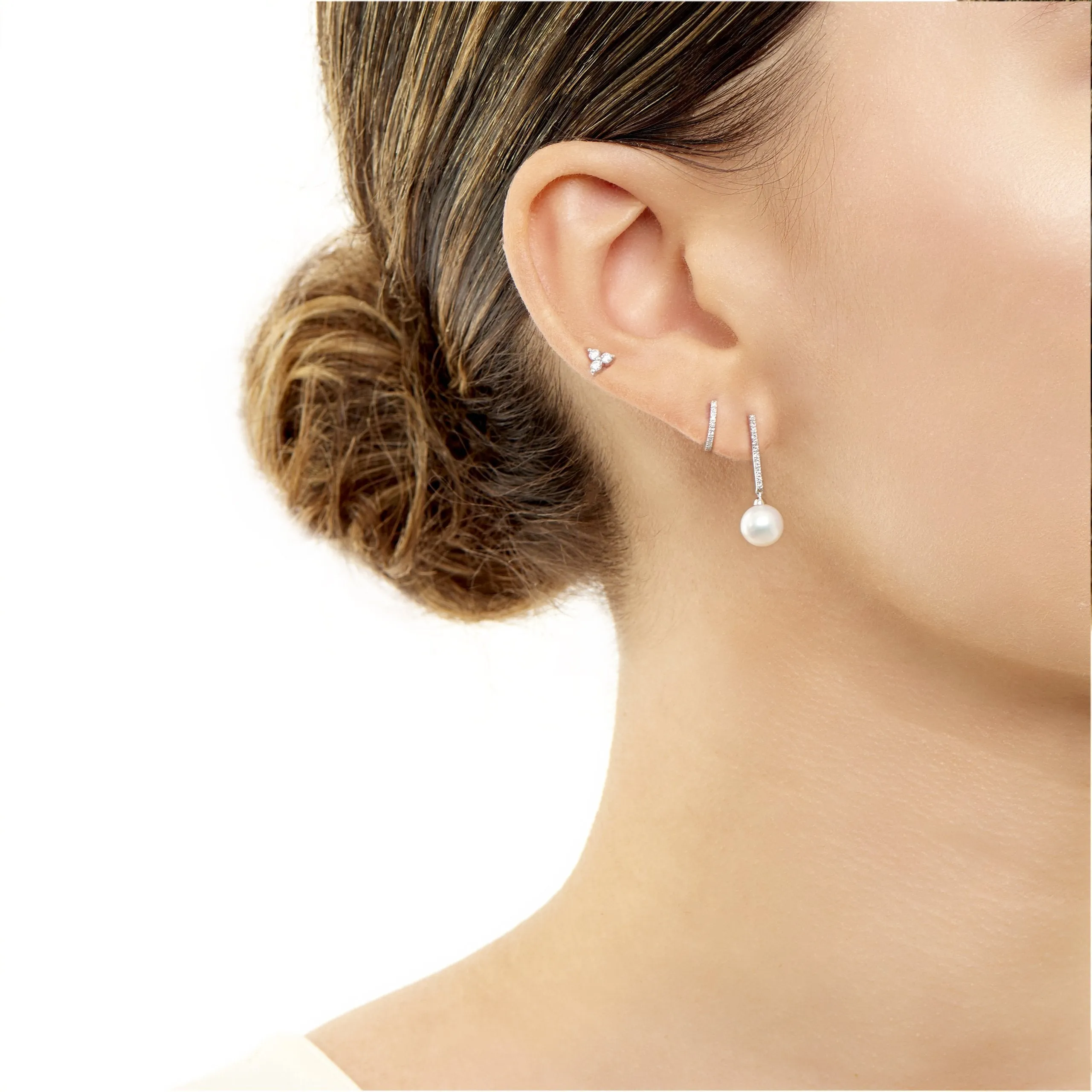 Diamond Trio Studs