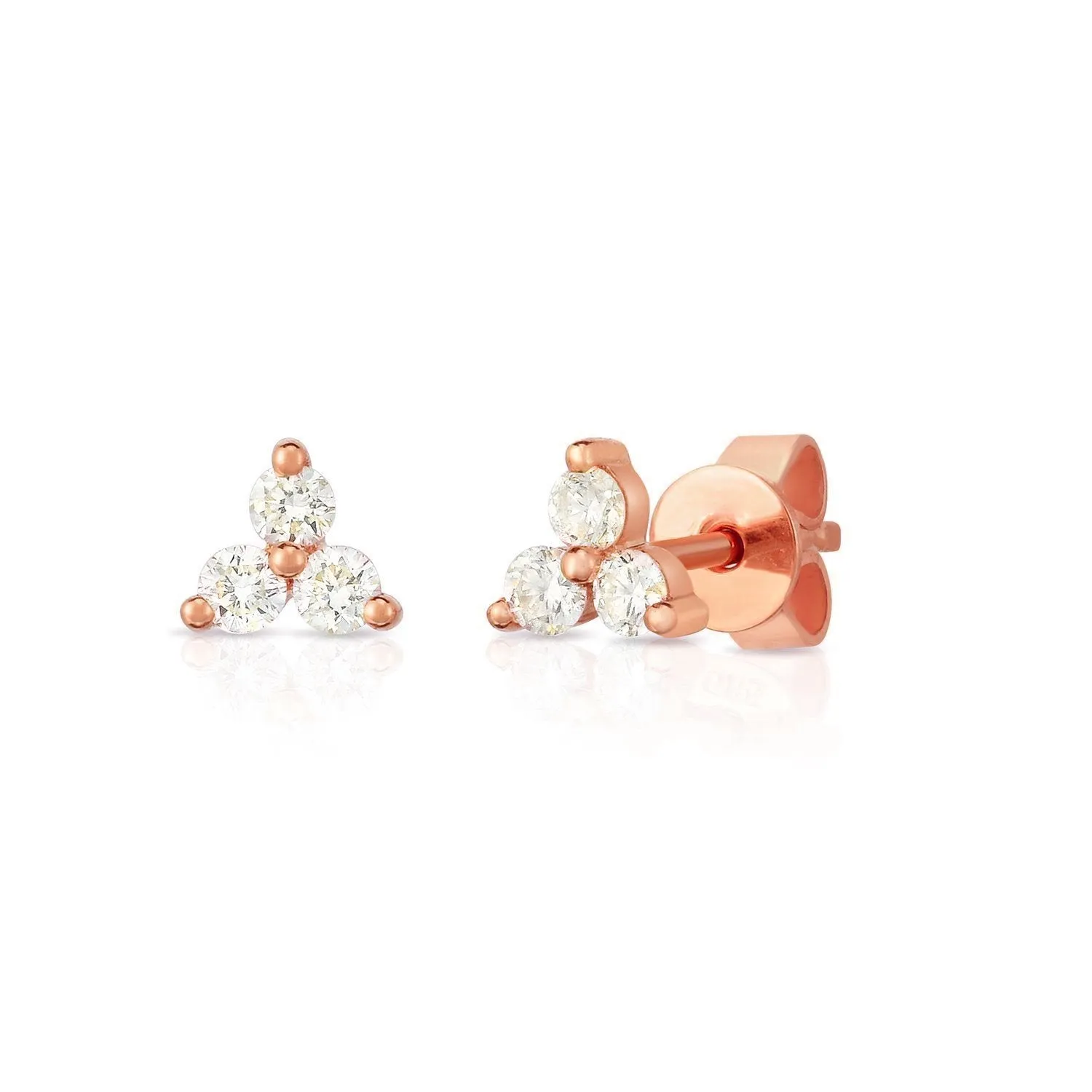 Diamond Trio Studs