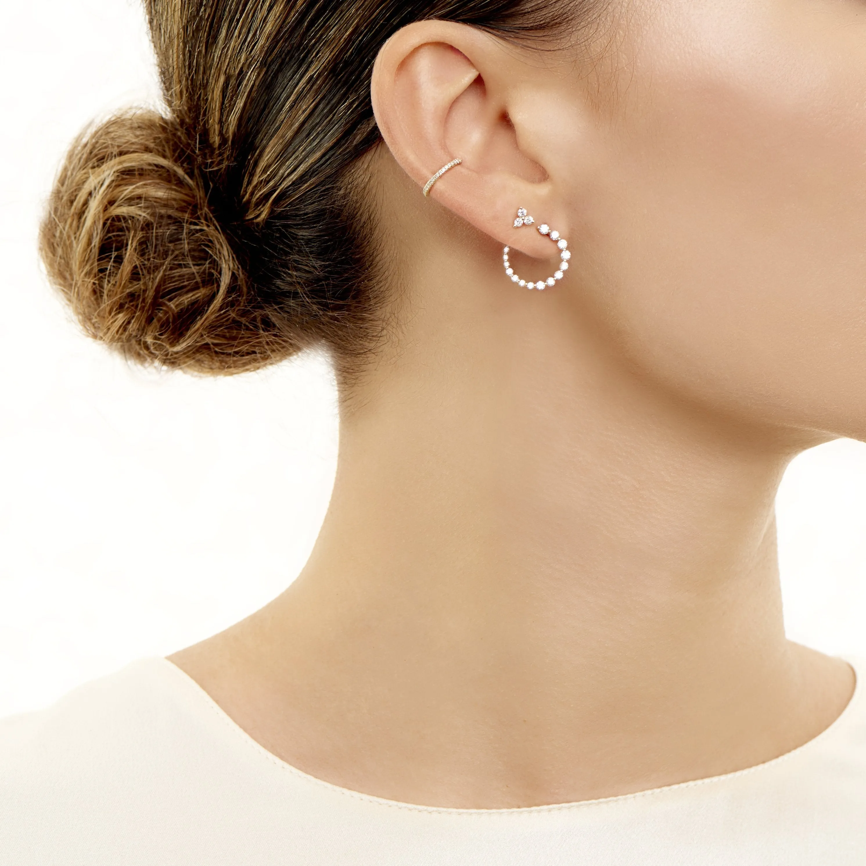 Diamond Trio Studs