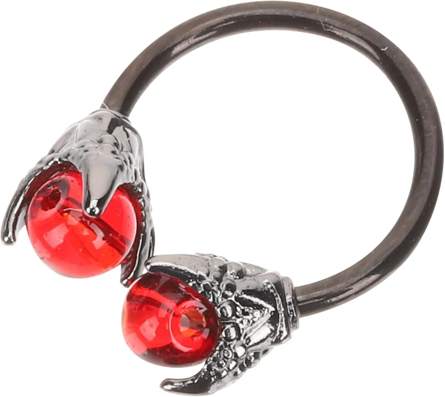 Didiseaon Elegant Gothic Nose Ring Stainless Steel Hoop Nose Pin Nose Jewelry for Women Dragon Claws Nose Piercing