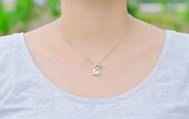 Dolphin Ball Animal Pendant Necklace