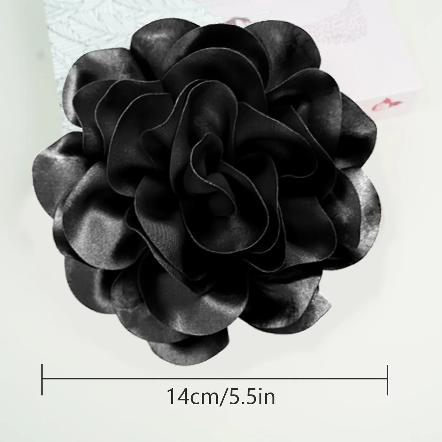 Elegant Satin Fabric Flower Brooch Pins and Flower Hair Clips, Big Size for Women's Dress Accessories, for Weddings, Parties, Dating, Rose and Silk Camellia Design, Eye-Catching Clothing Jewelry Gifts