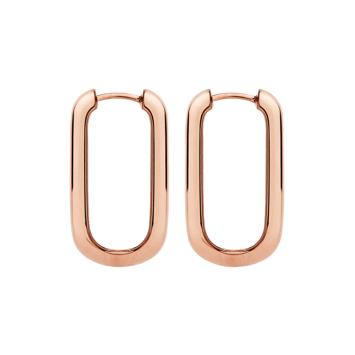 Elemental Hoop Earrings - Rose Gold Plated
