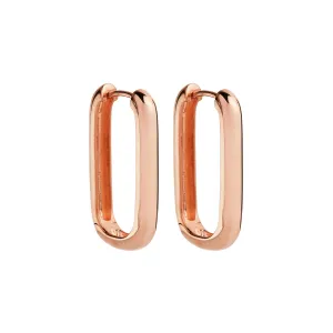 Elemental Hoop Earrings - Rose Gold Plated