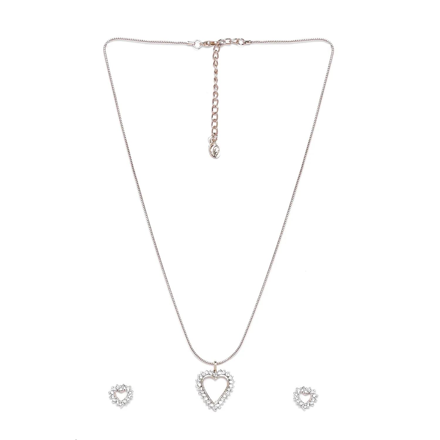 Estele - Valentine special - Trendy and Fancy Fashion Jewellery Design Necklace Set for Women