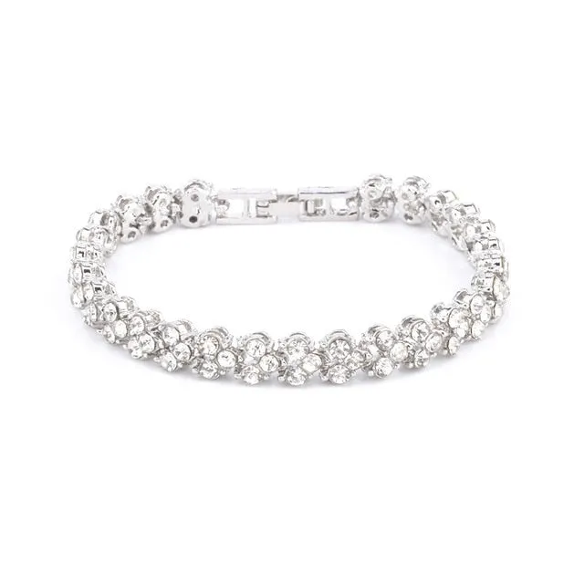 Exquisite Luxury Roman Crystal Bracelet For Women