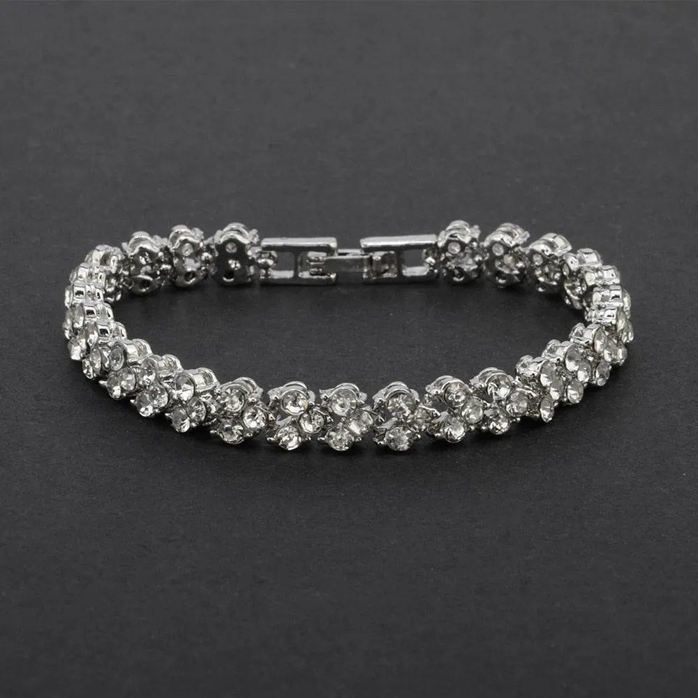 Exquisite Luxury Roman Crystal Bracelet For Women