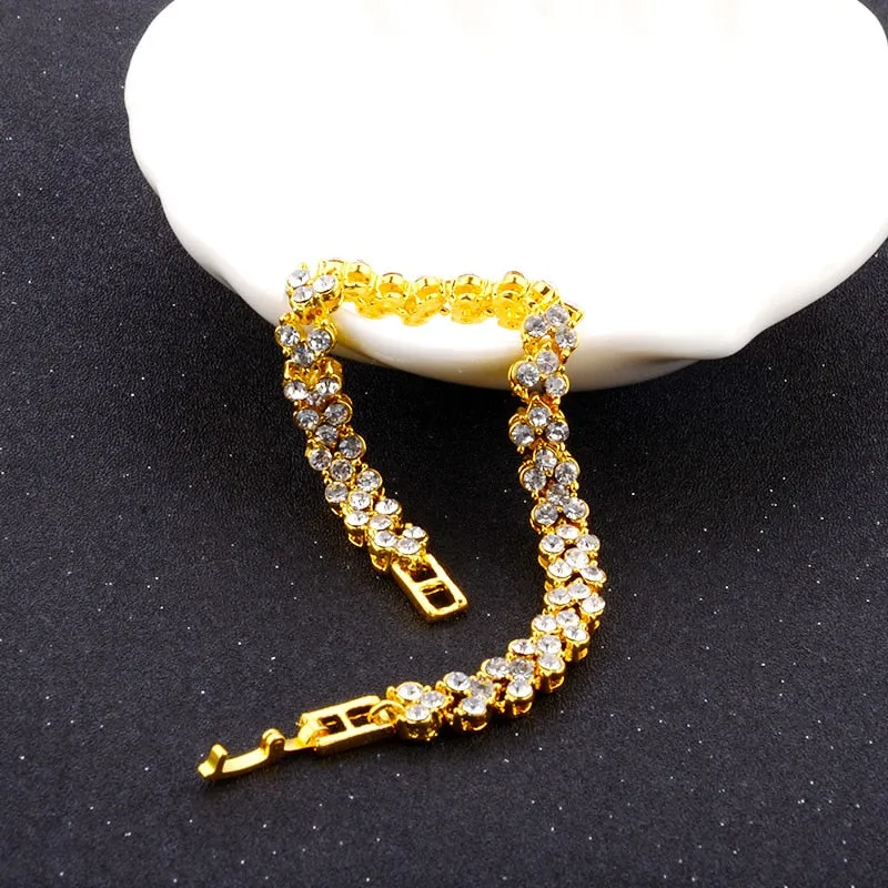 Exquisite Luxury Roman Crystal Bracelet For Women