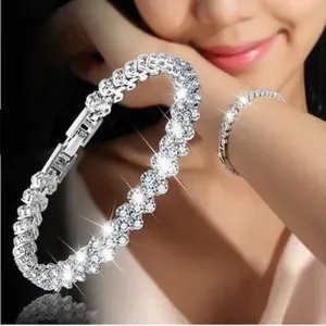 Exquisite Luxury Roman Crystal Bracelet For Women